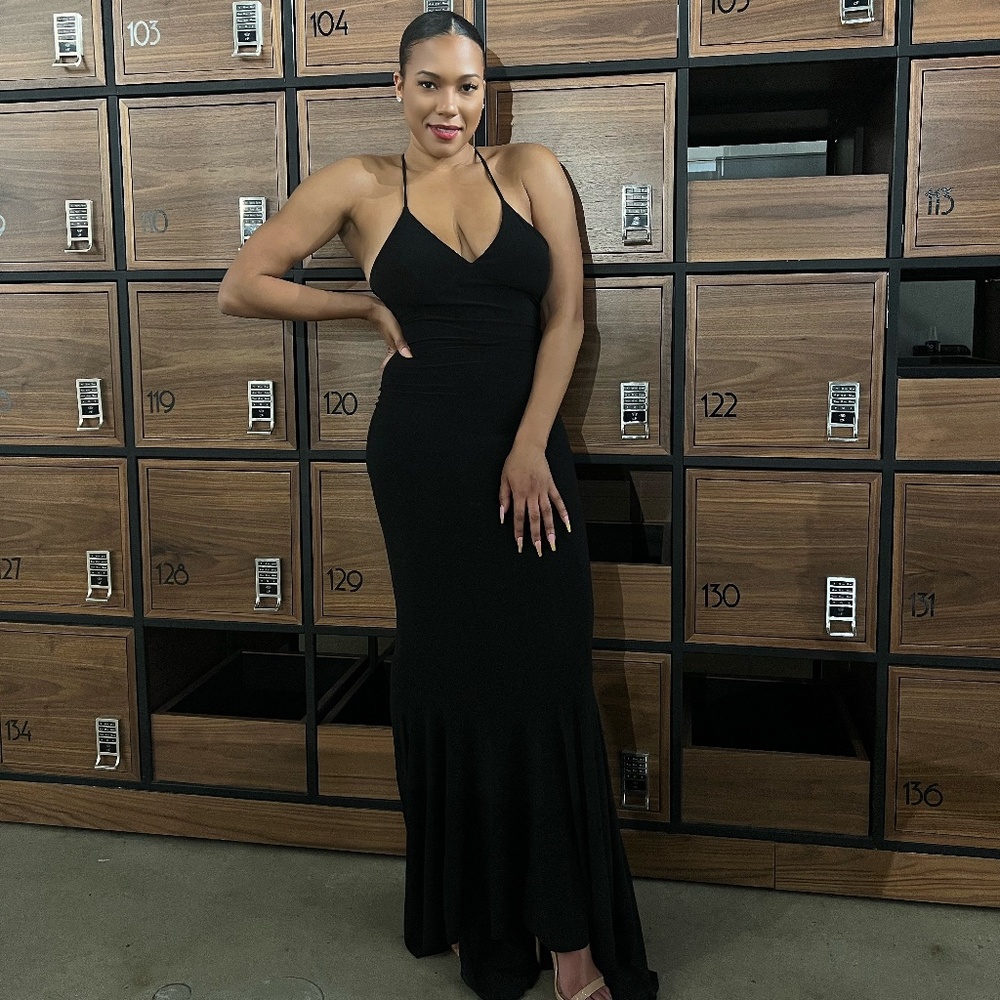 Low Back Slip Mermaid Fishtail Gown